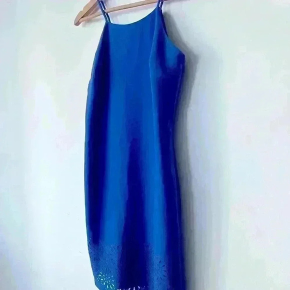 Banana Republic Women’s Blue Coastal Preppy Romantic Wedding Guest Dress 00 - Picture 2 of 12